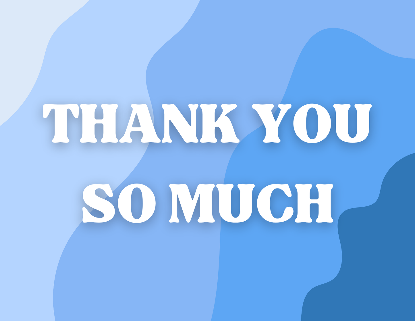 Blue Wave-Thank You Card