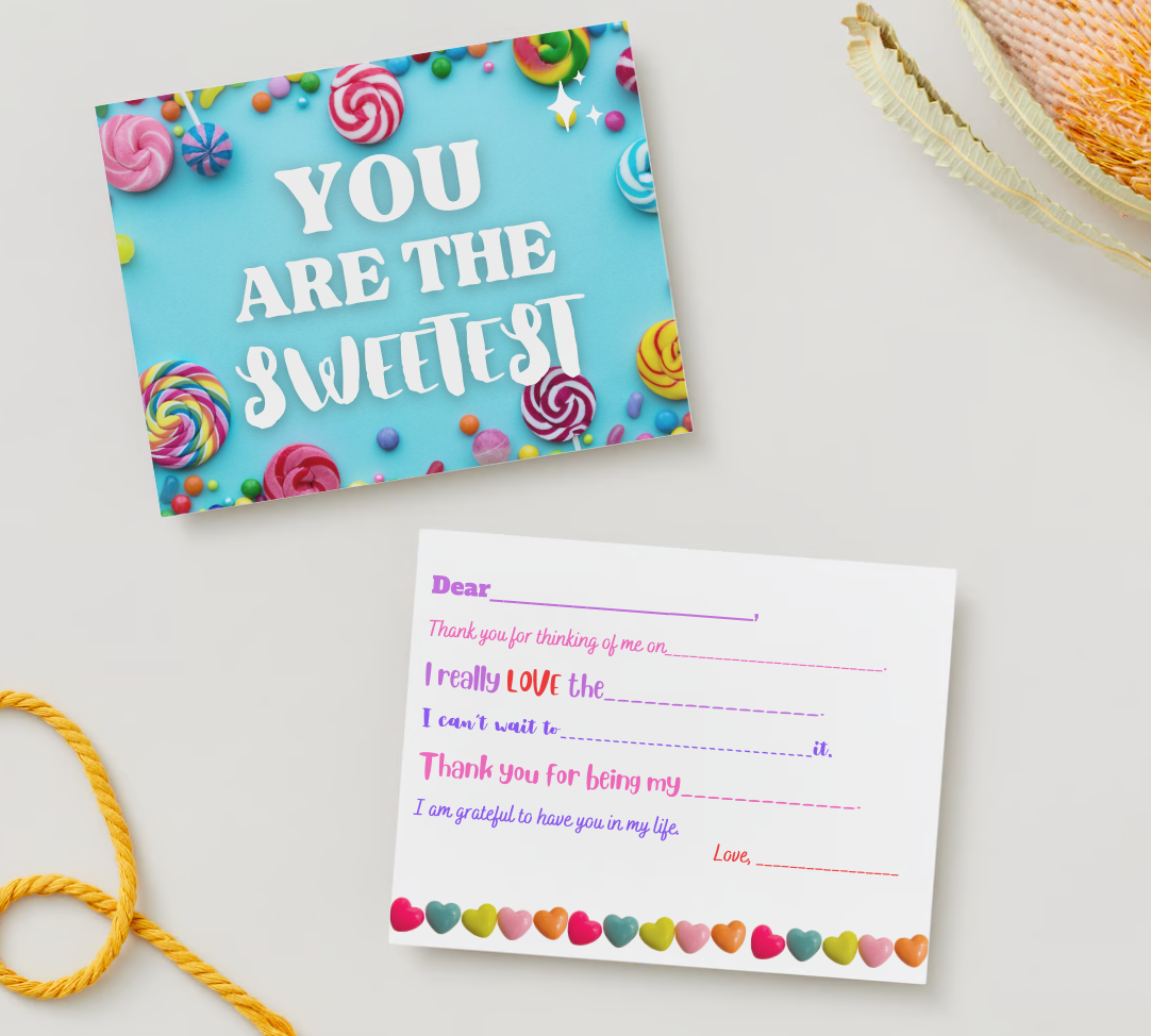 Sweets-Thank You Card