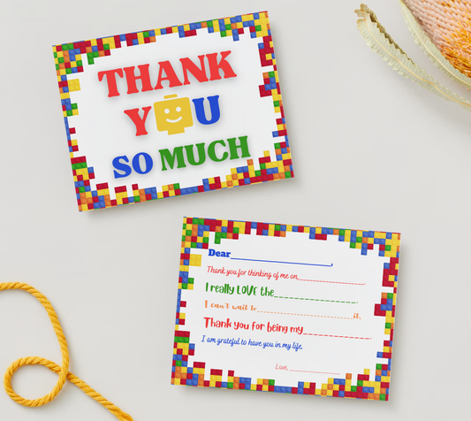 Lego-Thank You Card