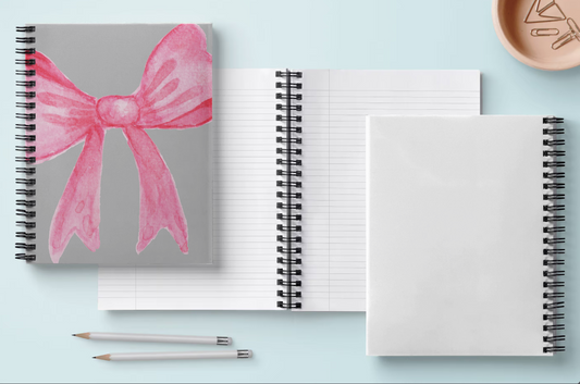 Pink Bow-Notebook